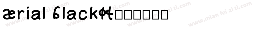 Arial BlackPL字体转换